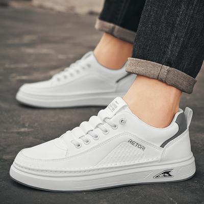 Neue Herrenschuhe Hohe Qualität Freizeitschuhe für Männer Designerschuhe Sneaker Masculino Komfort Schnürung Weiße Sportschuhe