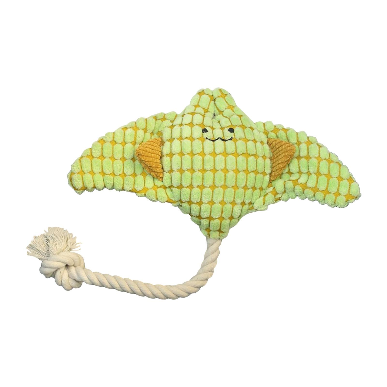 

Неразрушимые игрушки для собак, интерактивные игрушки для собак, жевательные игрушки, неразрушимые пищащие игрушки для собак, мягкие плюшевые игрушки для игр и дрессировки One Size зелёный