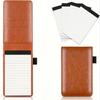 1pc Mini Pocket Notepad Holder Set Included Mini Pocket Notepad Holder with 50 Lined Sheets
