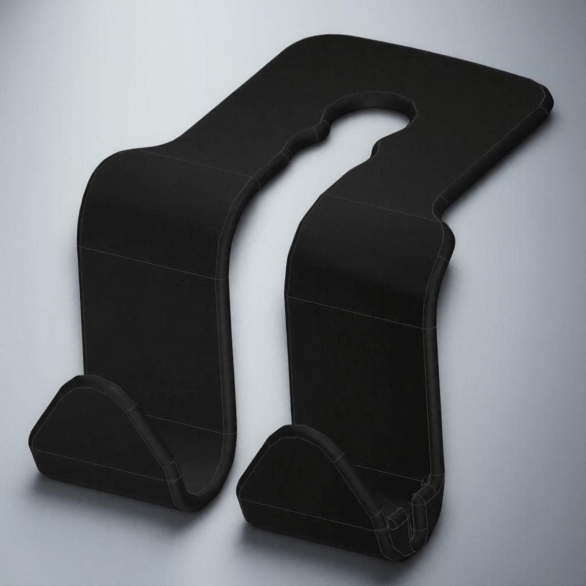 

2PCS Car Back Seat Organizer Hooks Rear Headrest Storage Hanger for Groceries Bags Umbrellas Car Accessories