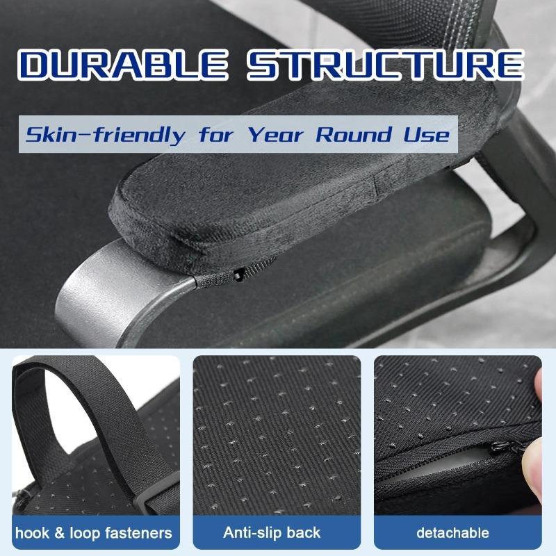 2/1PCS Office Chair Sponge Armrest Pads Memory Foam Elbow Support Pad for Arm Decompression Universal Elbow Pillow for Chairs