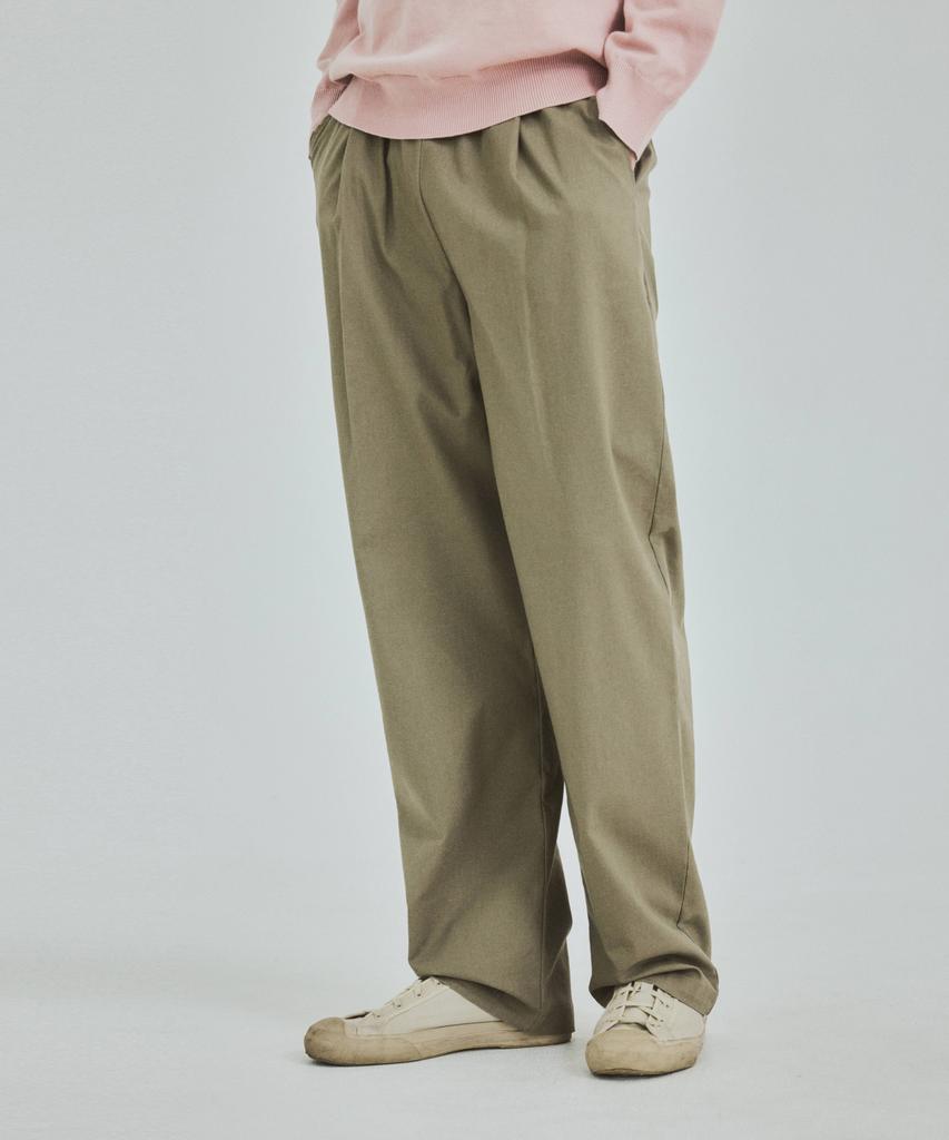 Wednesday Oasis Easy Linen Semi-Wide Elastic Waist Pants (7 Colors)