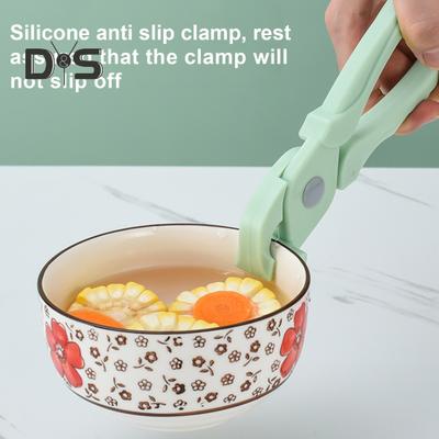 Pinzas de cocina, soporte anti-escaldaduras, resistentes al calor, para hornos, soporte multifuncional para platos y cuencos, utensilios de cocina para alimentos calientes.
