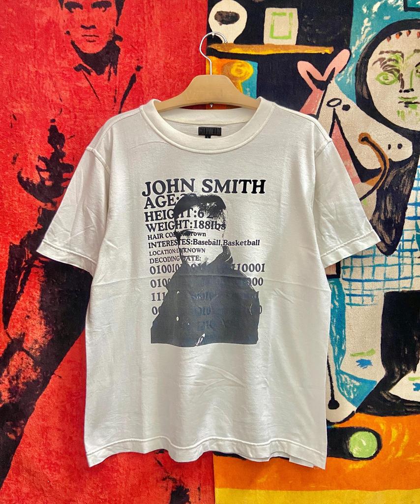 Vintage 00s Mr. & Mrs. Smith 2005 Brad Pitt Angelina Jolie Action Comedy Movie Promo T Shirt / 90s Pop Culture / Vtg Movie T Shirt Size L