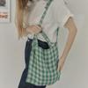 Wea Ribbon Linen Eco Bag Green