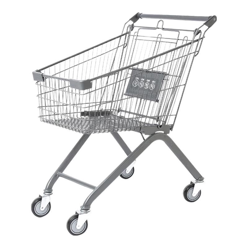 Hestige Supermarket & Utility Cart with Stool 100L
