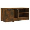 TV Cabinet Smoked Oak 80 x 35 x 36.5 cm Engineered Wood