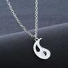 2pcs Yin Yang Charm Pendant Friend Couple Necklaces