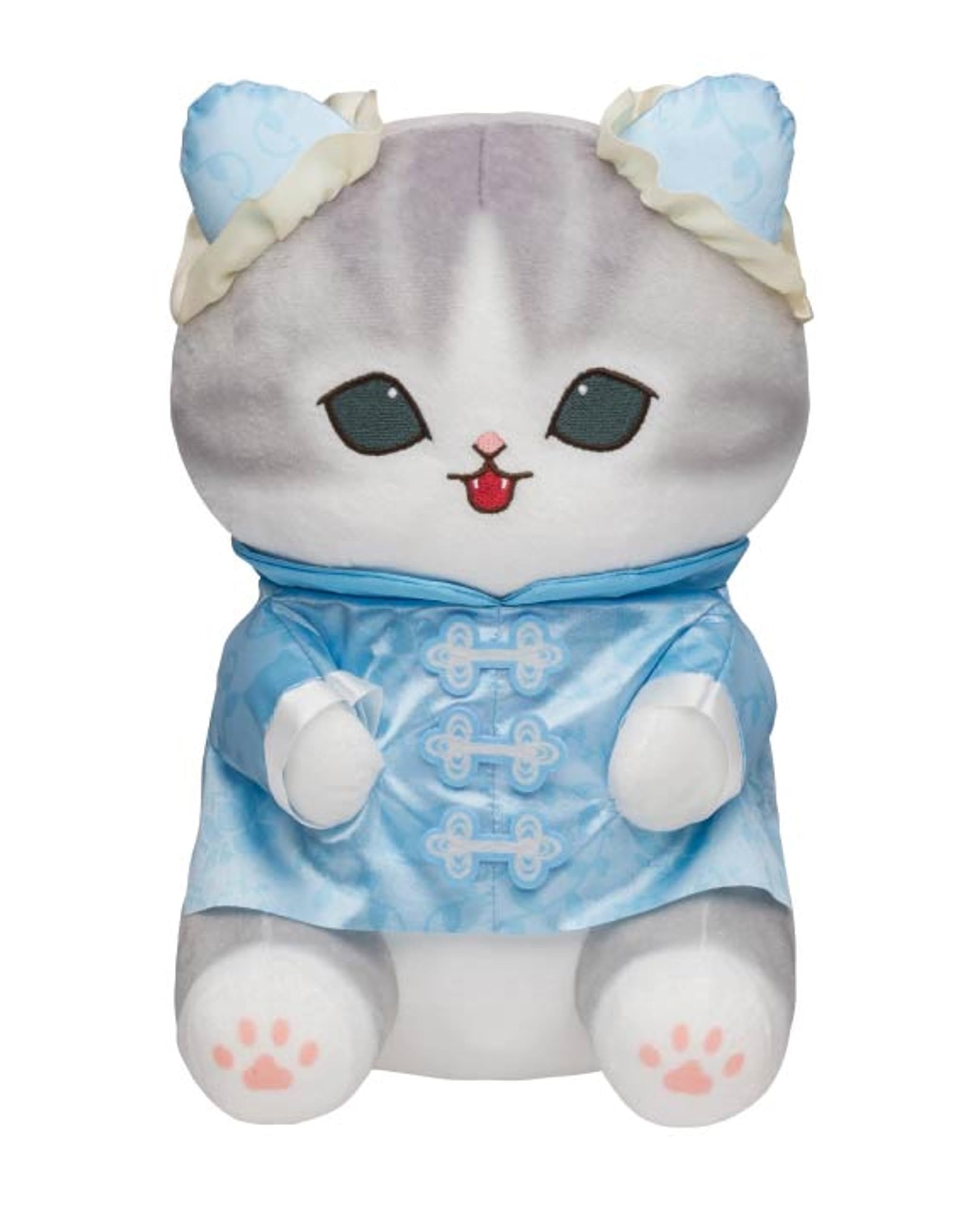 

China Meow Plush Fluffy Sand Shark Meow Chinese 28cm Toy, Big, Clothes,