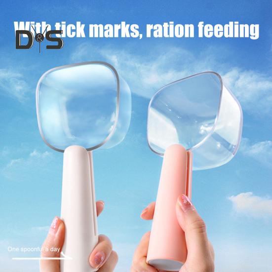 Dog Food Scoop with Accurate Measurement Dual-Function Cat Food Scoop 1 Cup Capacity Pet Food Measuring Scoop for Pet Feeding