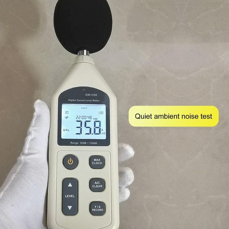 GM1356 SPL Tester Sound Level Meter Audios Noise Measure Device Handheld Noise Meter 30-130dB Decibel Meter