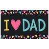Colorful Hearts Father's Day Banner Decorative Pattern Father's Day Decoration Vibrant Colors Heart Design Heart Design Banner