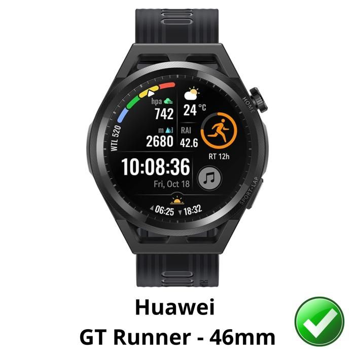 Protection écran pour Huawei GT Runner - 46mm [Pack 6] Film Plastique Protecteur Résistant Ultra Mince Phonillico