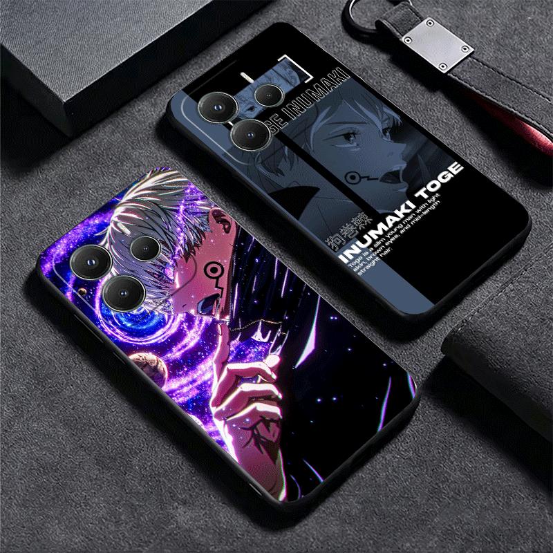 Anime Inumaki Toge JUJUSU Soft Phone Case for Xiaomi Redmi Note 12 13 14 15 Pro Plus 11 12S 11S 11T 10 4G Black Cover Back Shell