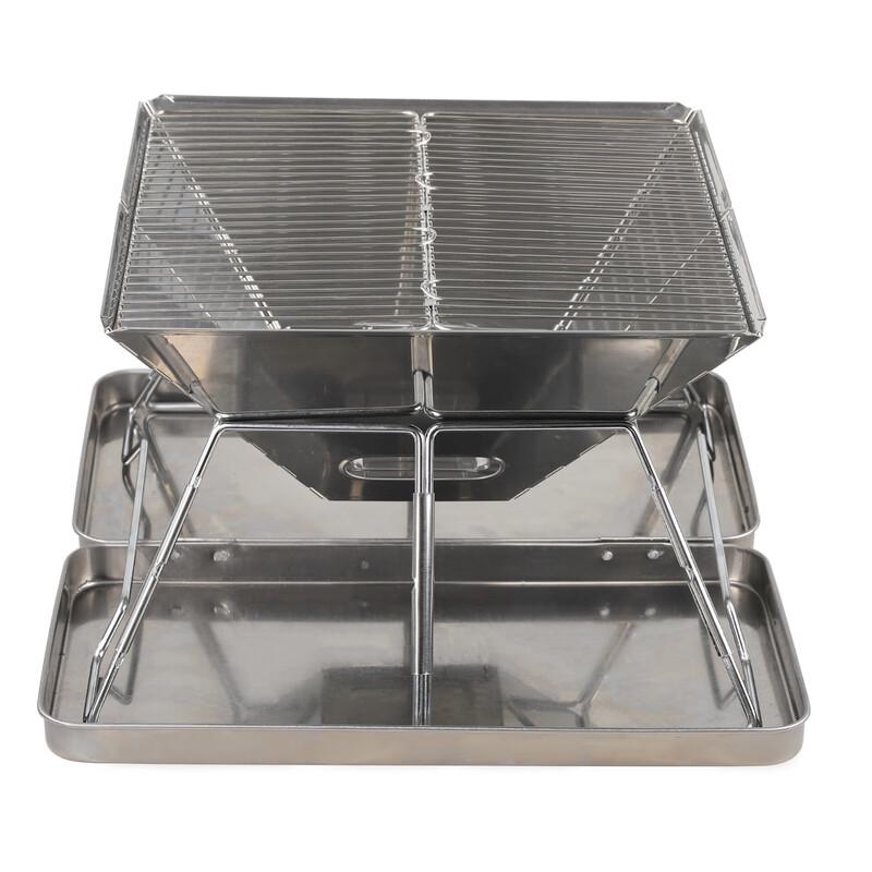 Portable Folding Stainless Steel BBQ Grill