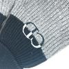 Dior 213MG01AT481 Bicolor CD Logo Gloves Accessories Gloves Wool gray/Black