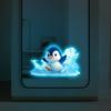 Autocolant Penguin Luminescent la Întuneric pentru Toaletă Decal Luminoase pe Sticlă Amovibile pentru Baie Camera Copiilor Decorare Perete