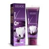 Dentifrice blanchissant aux tons violets V34 Élimine le tartre Nettoie votre bouche Haleine fraîche Tache jaune Tache dentaire Éblouissez les dents blanches