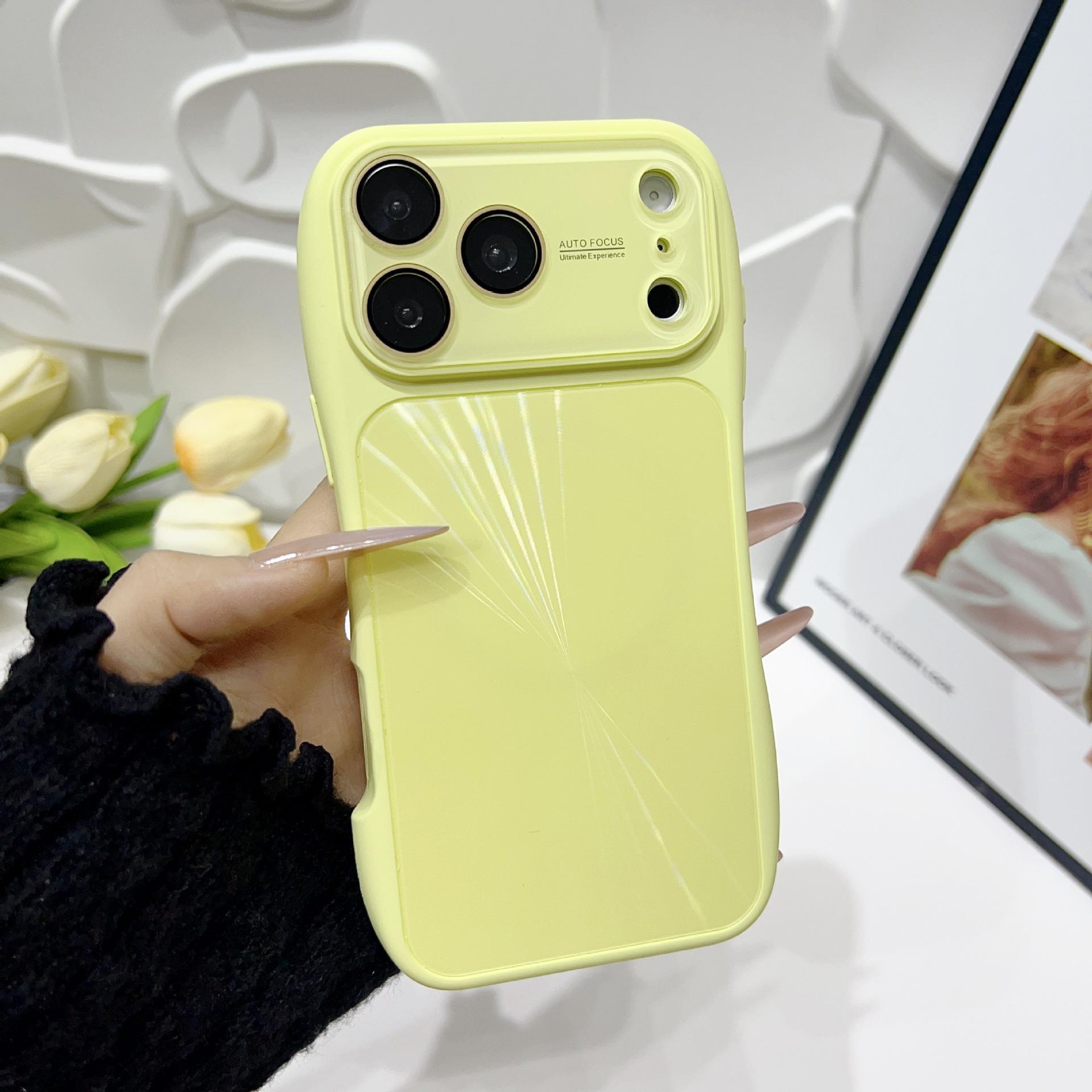 

Premium Slim Waist Large Window iPhone 17 Pro Max/16 Case Aurora Shell 15