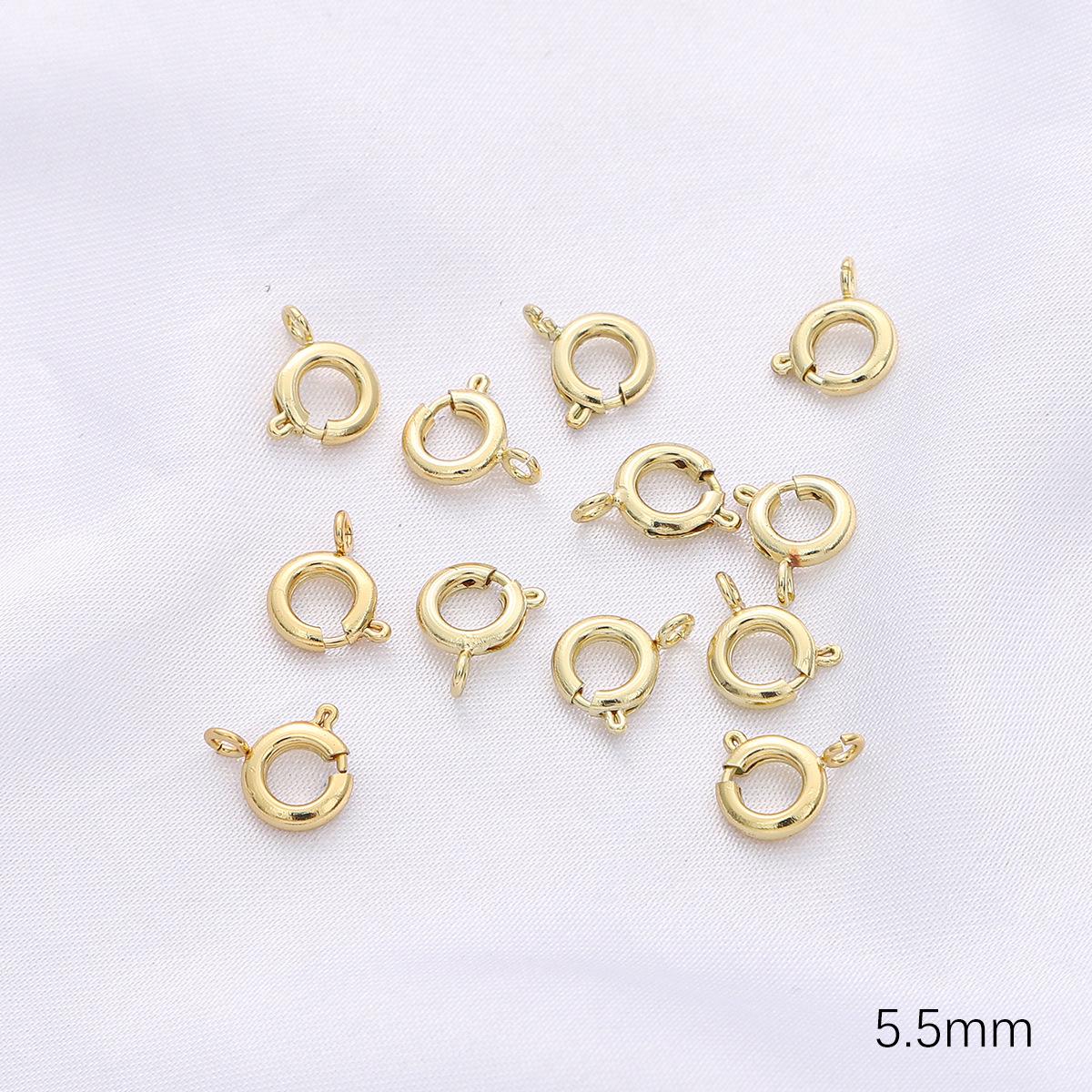 

Застежка-лобстер с концевиком из золота 14/18 карат и соединительное кольцо с 9 штифтами, удлинительная цепочка для изготовления ювелирных изделий своими руками