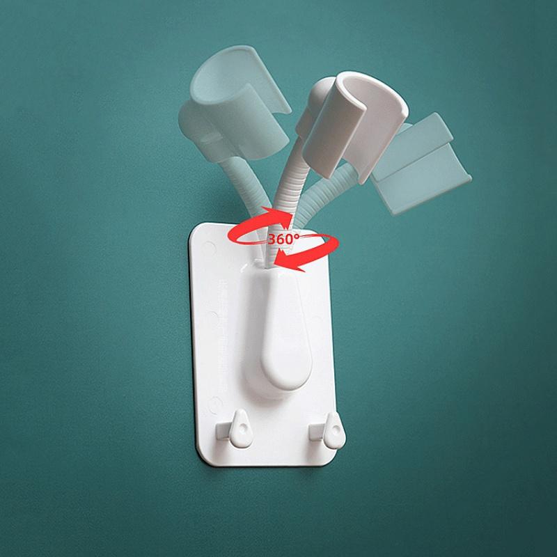 1PC Duş Başlığı Tutucu El Duş Başlığı Braketi Ayarlanabilir Yükseklik Duş Tutucu Çıkarılabilir