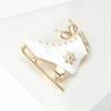 Ski Ice Skate Shoe Brooches Unisex Pins for Winter Sports Enthusiasts Casual Party Accessories