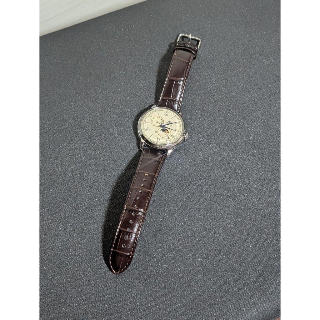 Used ORIENT Bambino RN-AK0803Y Automatic Watch Sun & Moon Moon Phase
