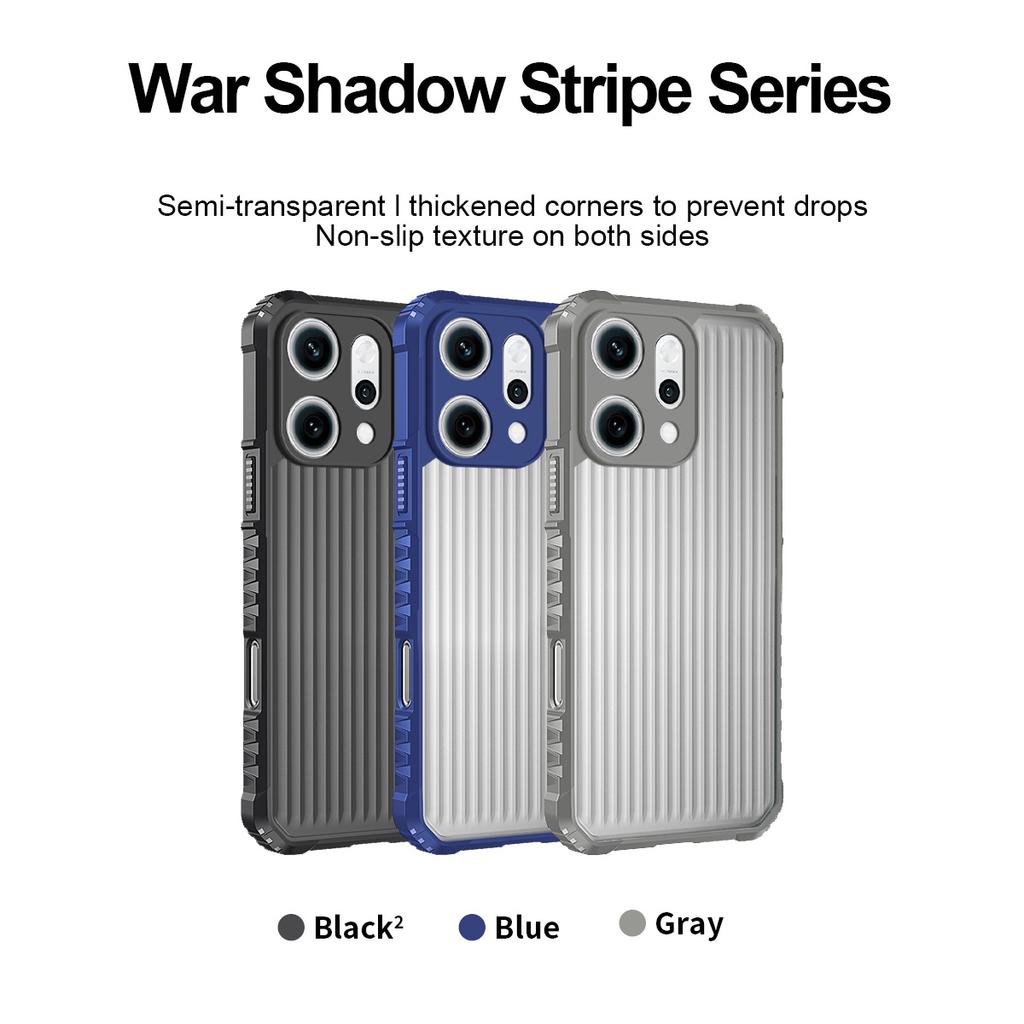 Armor Shockproof Phone Case For OPPO Reno 14 Pro 13 12F Hard Back Protective Cove