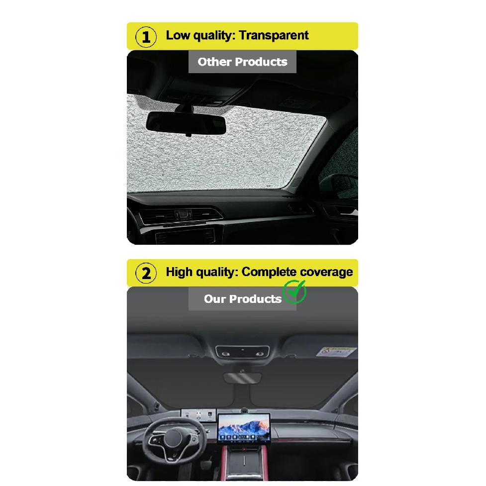 For BYD TANG SONG YUAN 2017-2025 Front Windshield Sunshade Sun Shade Cover Blockage Foldable Heat Insulation
