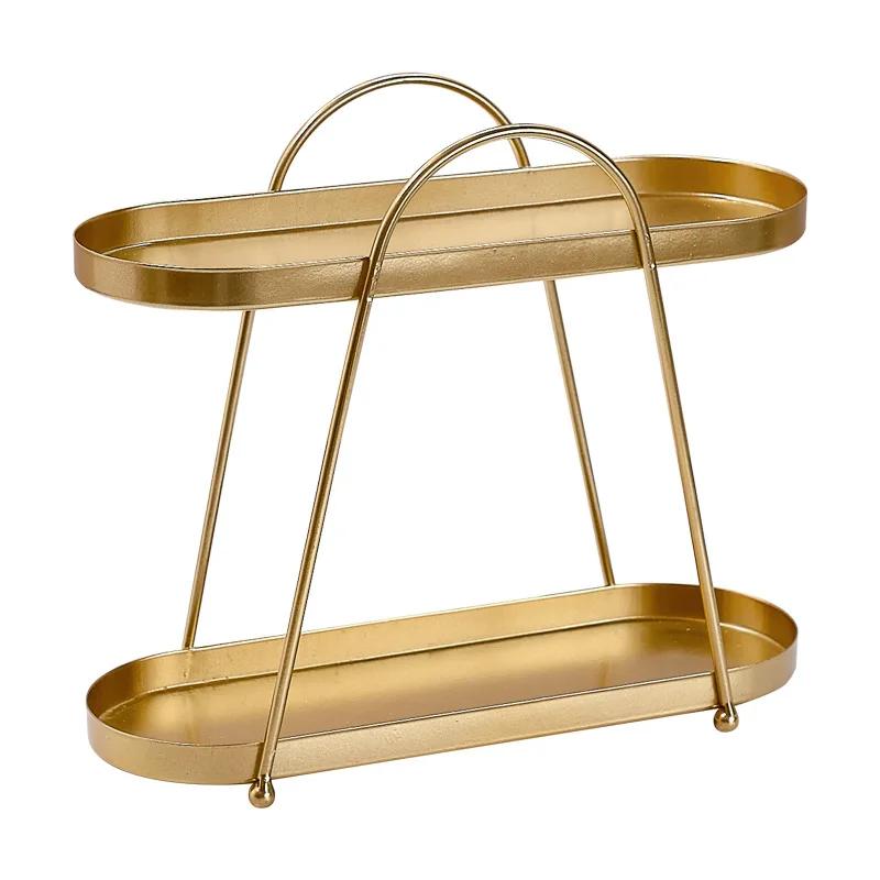 Jewelry Rack High-grade Light Luxury Cosmetics Jewelry Storage Rack Dresser Desktop Decoration Household