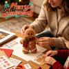 Christmas Felt Craft Festive Home Santa Gingerbread Kit Handmade Kit DIY Elf Snowman Table Decor