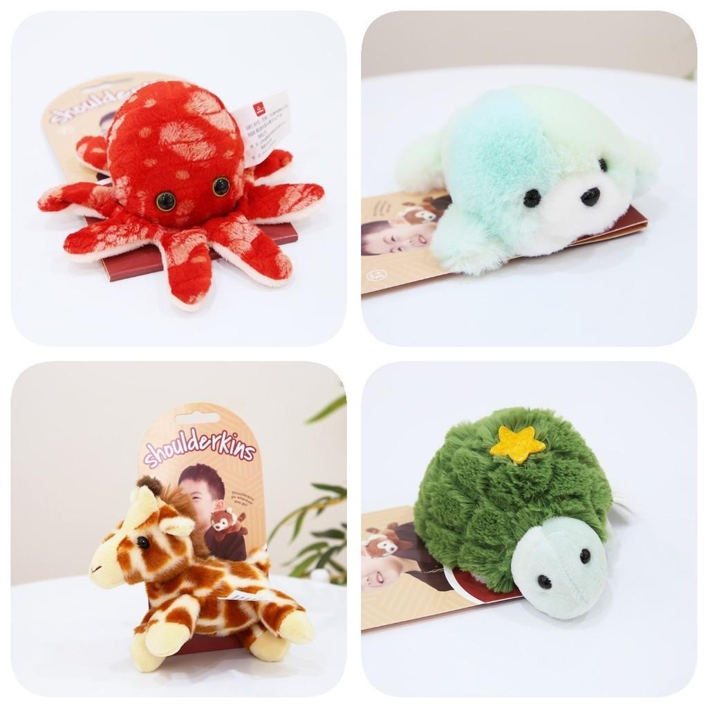 Adorable Shoulder Panda Plush Toy Soft Short Plush Filling Cute Animal Cartoon