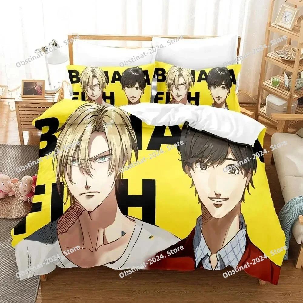 3d Print Anime Banana Fish Bedding Set Printed Duvet Cover Pillowcase Single Double Style Queen King Size Sets