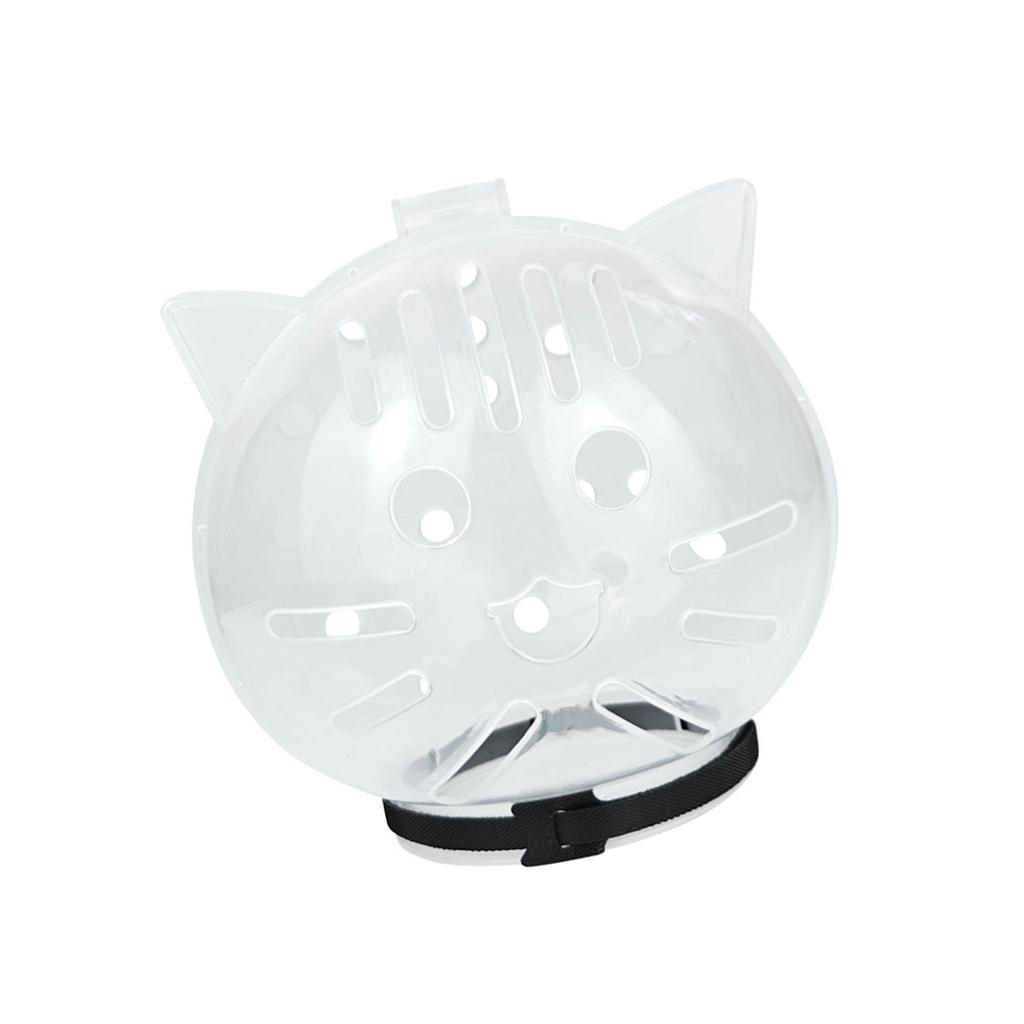 Regulable Cats Space Helmets Soft Breathable Cats Bubble Muzzle For Safety During Grooming Bathing Easy To Clean