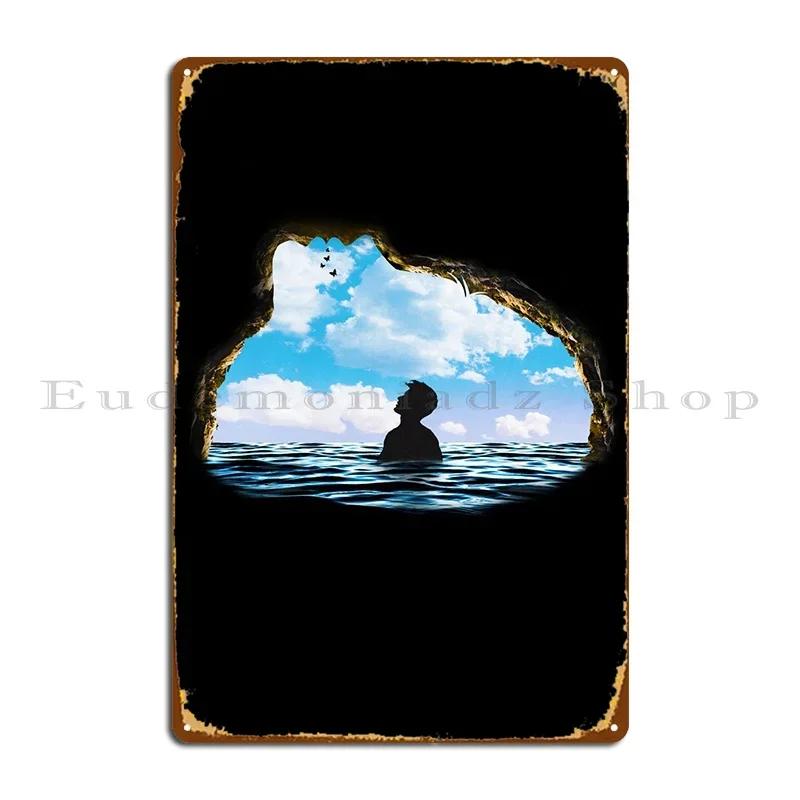 A Dream Within A Dream Metal Plaque Poster Painting Kitchen Wall Decor Personalized Pub Tin Sign Poster 20x30cm(7.8x11.8inch)