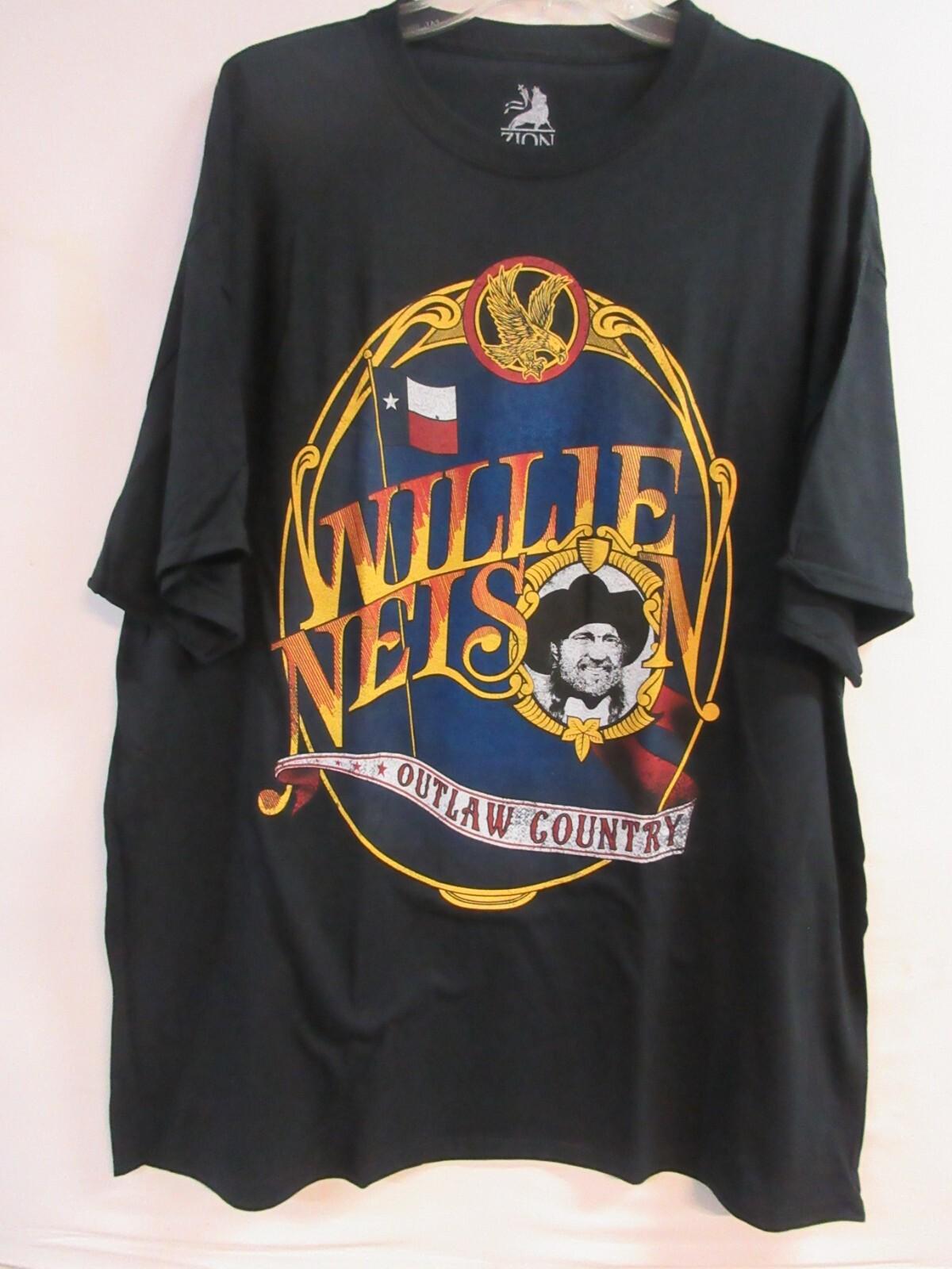 WILLIE NELSON OFFICIAL MERCH OUTLAW COUNTRY BAND CONCERT MUSIC T- 2XL / XXL Unisex T-Shirt XL