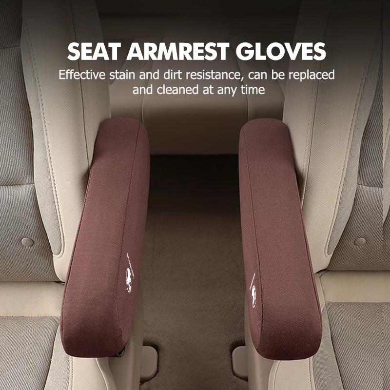 Car Seat Armrest Cover Soft Comfortable Elastic Cloth Protector For Vauxhall Vivaro Opel Corsa Dokker Lodgy Logan