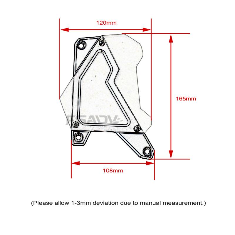 Motorcycle Front Sprocket Chain Guard Cover Gear Protection Cover For BMW S1000R 2014 2015 S1000RR 2011-2016 S1000 RR/R S 1000 R