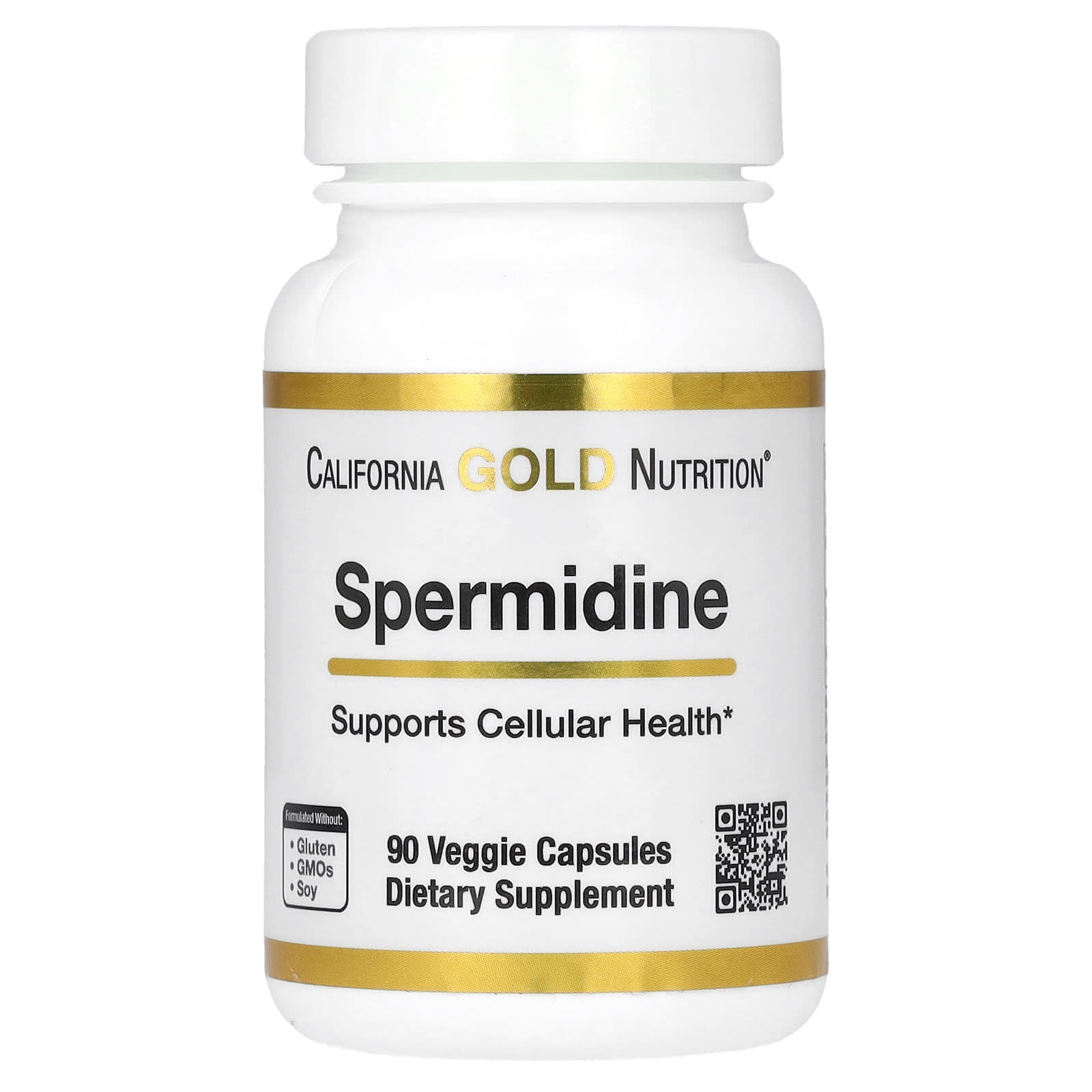 

Spermidine, Rice Germ Extract, Veggie Capsules 90 (1Mg per Veggie Capsule)