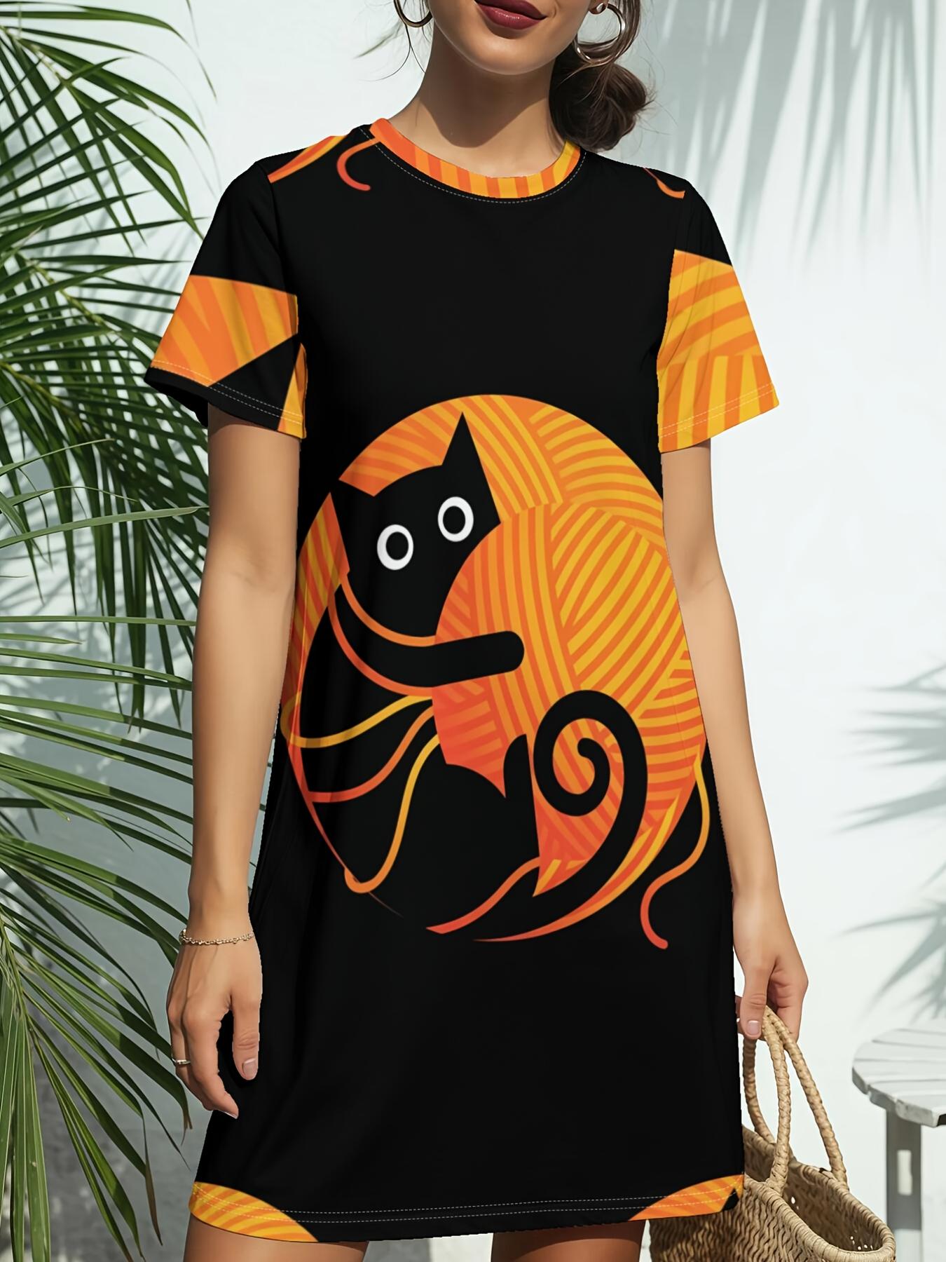

Women s Short Sleeve T-Shirt Dress - Crew Neck -Line Dress with T-Shirt Top ;. Casual Spring Summer Outfits. Versatile for Daily Wear. Dates. Birthday 8XL дубильна кора