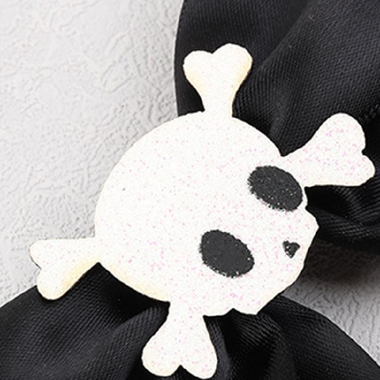 1 Paar Punk 90er Ästhetik Schleife & Totenkopf Haarnadel für Frau Charme Haarspange