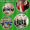 24pcs Soccer Snack Bags with Handles Reusable Baseball Sealed Treat Bags Stand-up Bottom Gift Bags Soccer Training Treat Bags Party Favor Bags