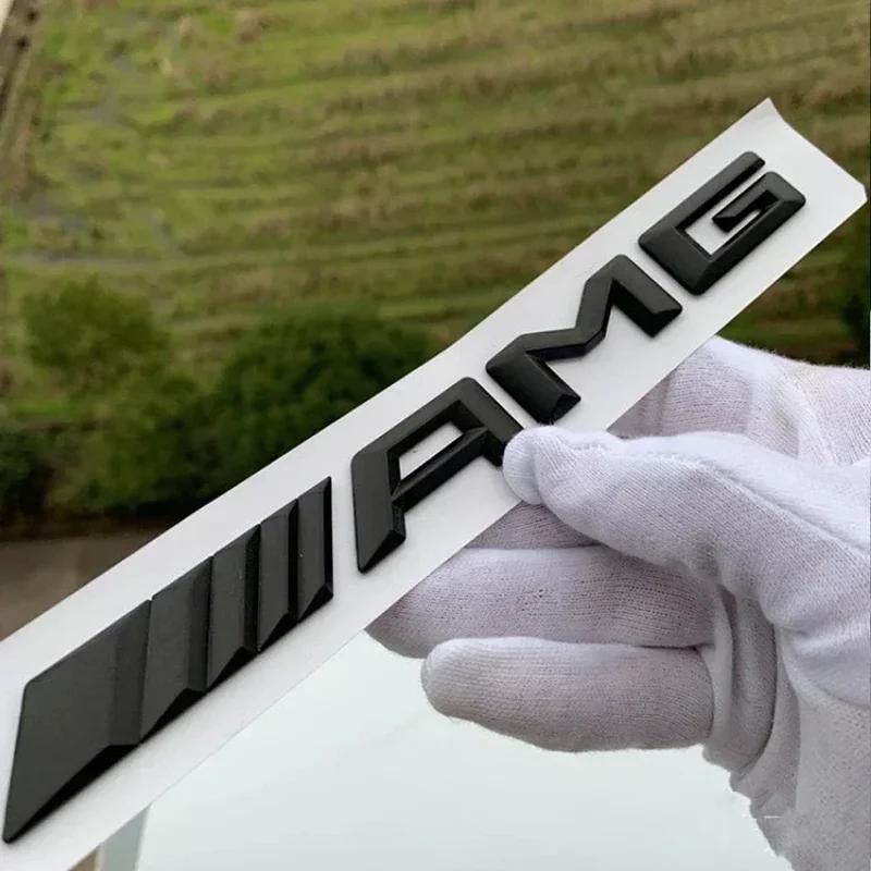 AABGR1 3D ABS Car Rear Trunk Badge Decal Letters Sticker For Mercedes Benz AMG A B C E G CLA C63 C63S E53 GT SLK W176 W205 W177 C260L1