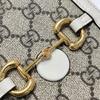 [Pre-Owned] Gucci Horsebit 1955 Mini Bag 'Beige/Ebony/White' - Very Good #XPZU1A