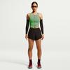 Nike Débardeurs de course Dri FIT ADV pour femmes Vert iridescent/Noir/Blanc
