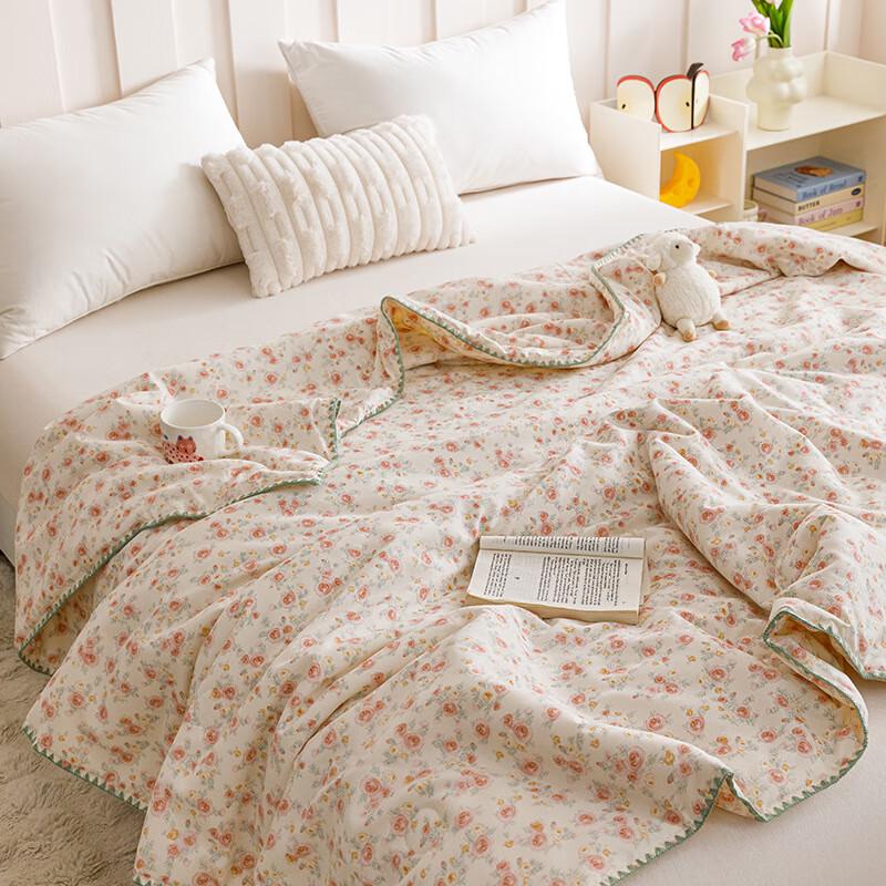 OEING Knitted Cotton Soybean Fiber Summer Quilt