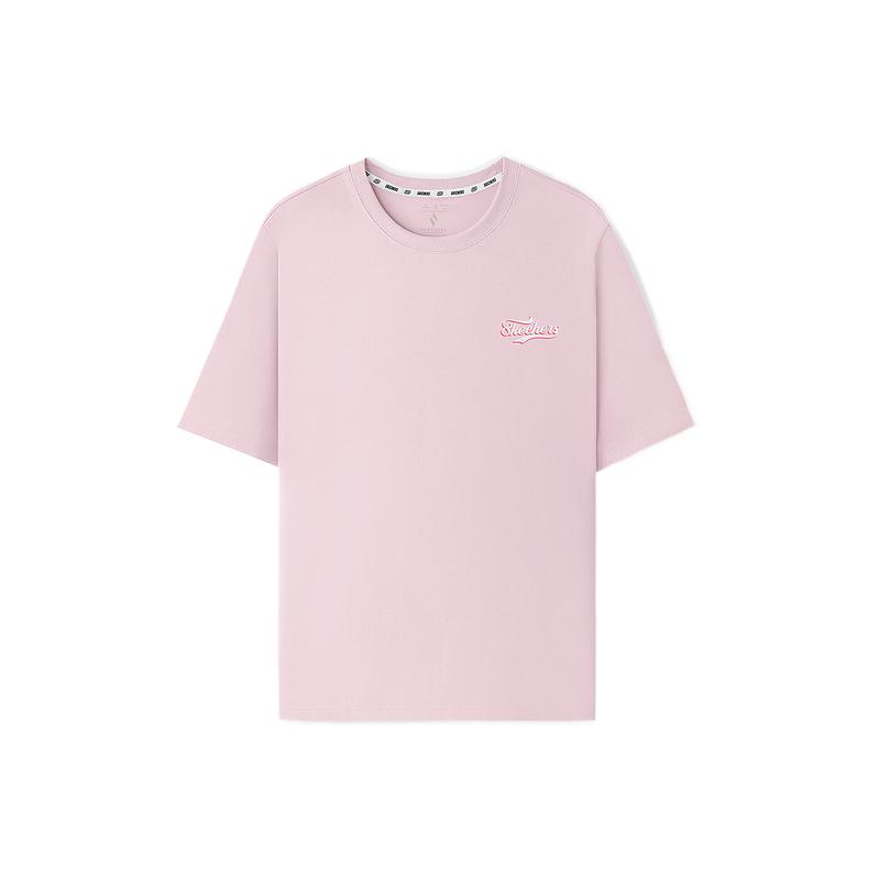 Skechers Sports Alliance Series Versatile Simple Comfortable Soft Short Sleeve T-Shirt Unisex Tops L225U199-01SX