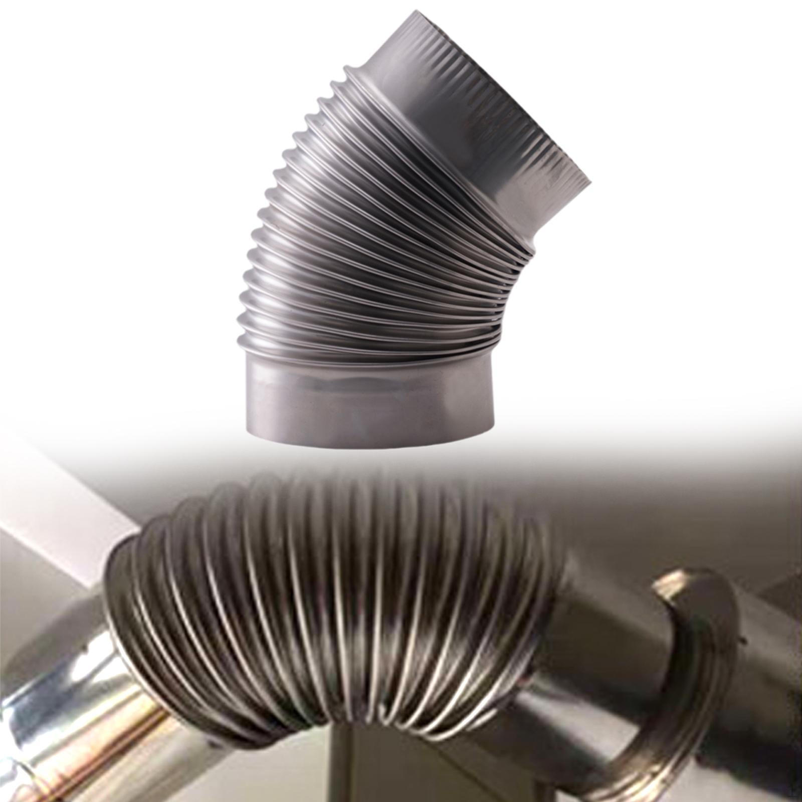 

Коліно 45 градусів для підключення димоходу похідної плити 12.5cm