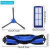 EATBALE Compatible Eufy Robovac 11S Robovac 15C Robovac 30C G30 G10 Hybrid Robot Vacuum Cleaner Replacement Accessories 4 6 Side 1 Main Brush Max,