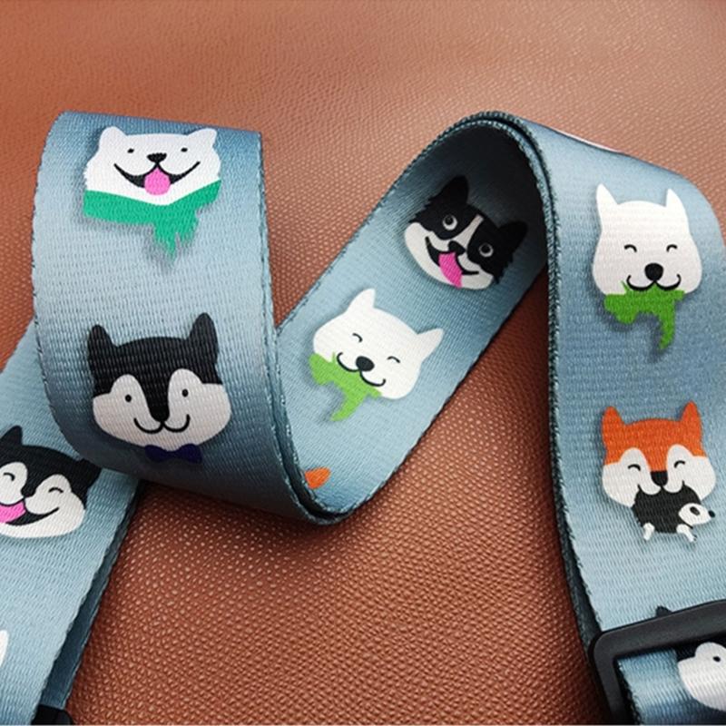 Adjustable Guitar Strap Printed Guitar Shoulder Strap Electric Guitar Shoulder Belt Guitar Accessories for Ukulele Bass